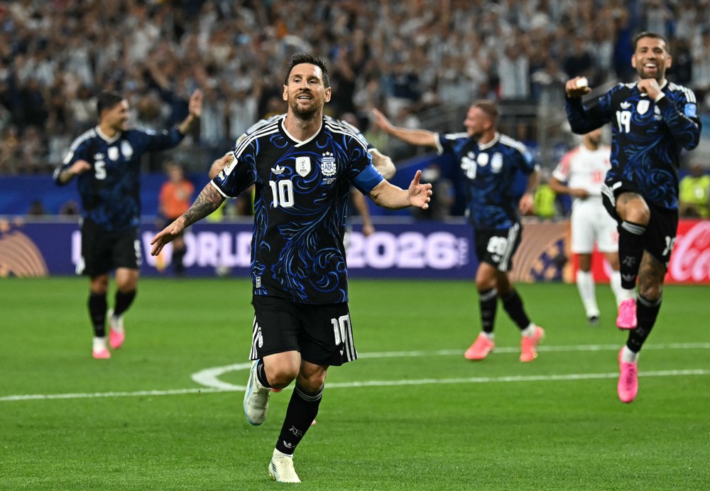 Argentina là một trong 3 đội toàn thắng ở vòng bảng World Cup 2026. Ảnh: AFP/TTXVN