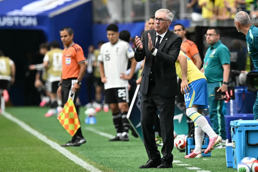 "Thói quen cũ" của Ancelotti giúp Brazil ngược dòng hạ Nhật Bản - Ảnh 1.