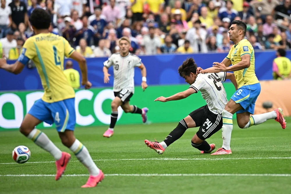 Ngược dòng ngoạn mục trước Nhật Bản, Brazil giành vé vào vòng 1/8 World Cup 2026 - Ảnh 1.