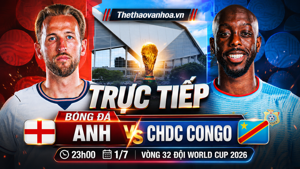 TRỰC TIẾP bóng đá Anh vs CHDC Congo 23h00 hôm nay, vòng 32 đội World Cup 2026 - Ảnh 3.
