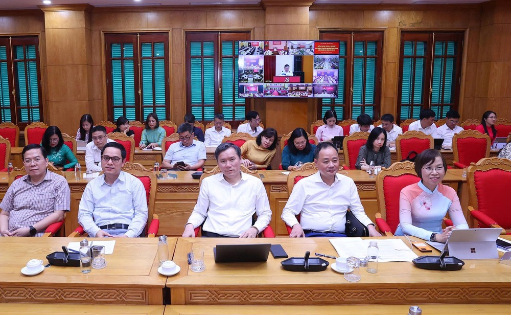 Trưởng Ban Tổ chức Trung ương Nguyễn Duy Ngọc: Công tác tổ chức xây dựng Đảng cần được tiếp cận với tư duy, tầm nhìn mới - Ảnh 4.