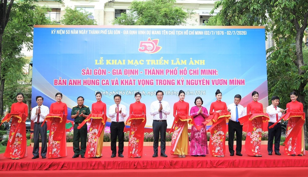 Triển lãm Sài Gòn - Gia Định - Thành phố Hồ Chí Minh: Bản anh hùng ca kỷ nguyên vươn mình - Ảnh 1.