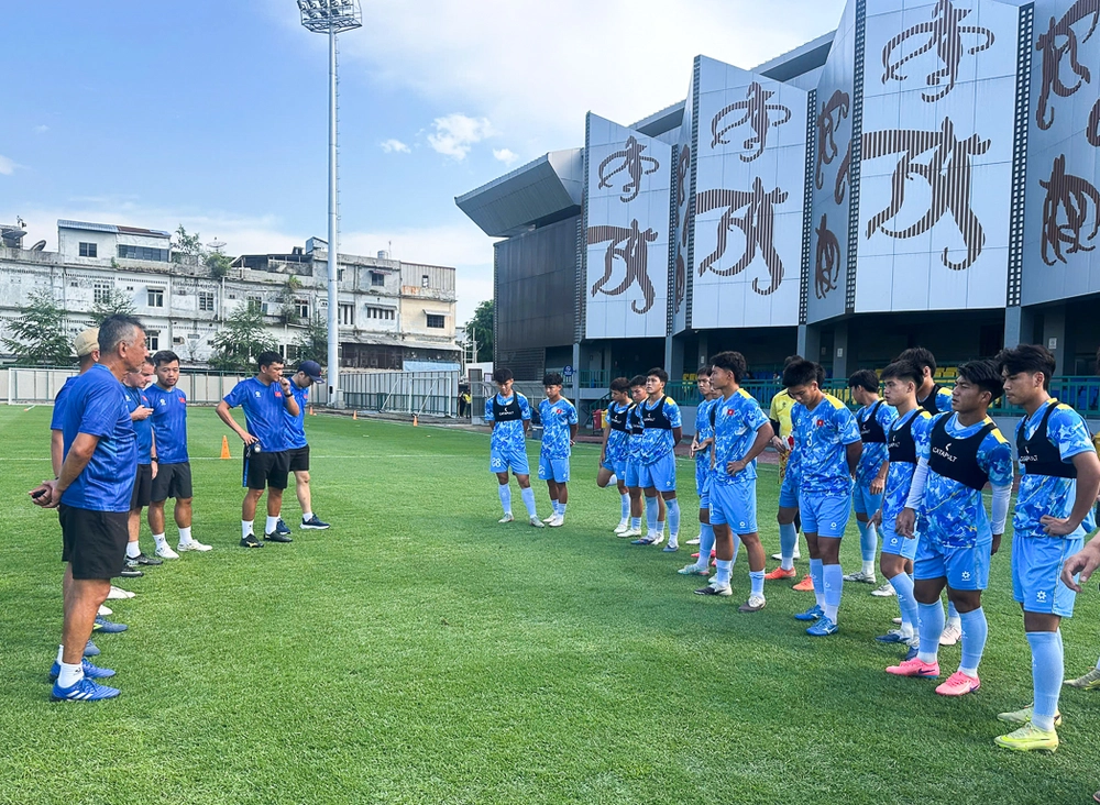 U19 Việt Nam hạ quyết tâm đánh bại Myanmar tại giải Đông Nam Á - Ảnh 1.