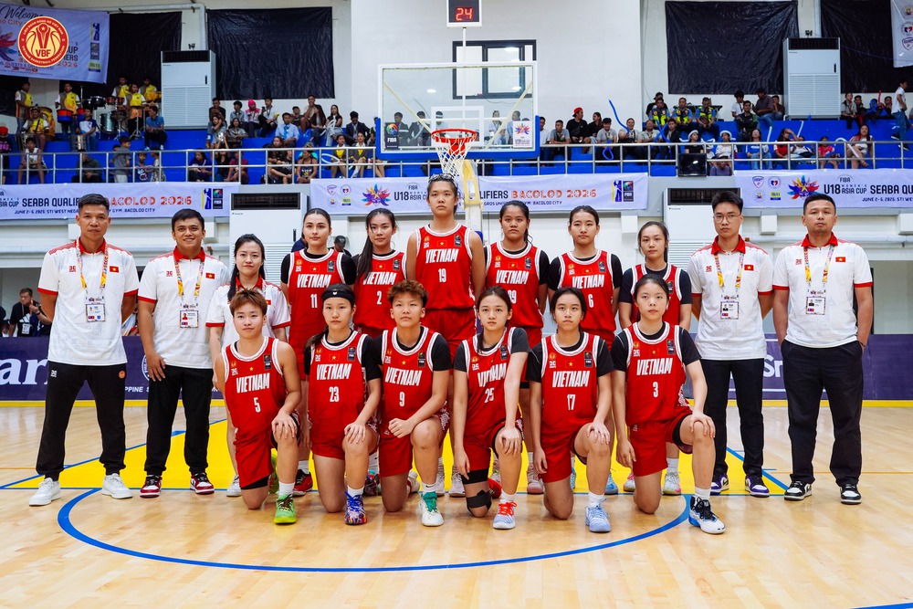 ĐT bóng rổ U18 nữ Việt Nam xuất sắc thắng U18 nữ Thái Lan - Ảnh 2. ĐT bóng rổ U18 nữ Việt Nam xuất sắc thắng U18 nữ Thái Lan - Ảnh 2.