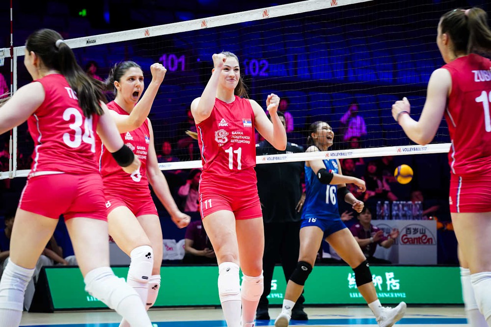 Serbia khẳng định đẳng cấp với chiến thắng 3-0 trước tuyển nữ Thái Lan trong trận ra quân ở VNL 2026 Serbia khẳng định đẳng cấp với chiến thắng 3-0 trước tuyển nữ Thái Lan trong trận ra quân ở VNL 2026