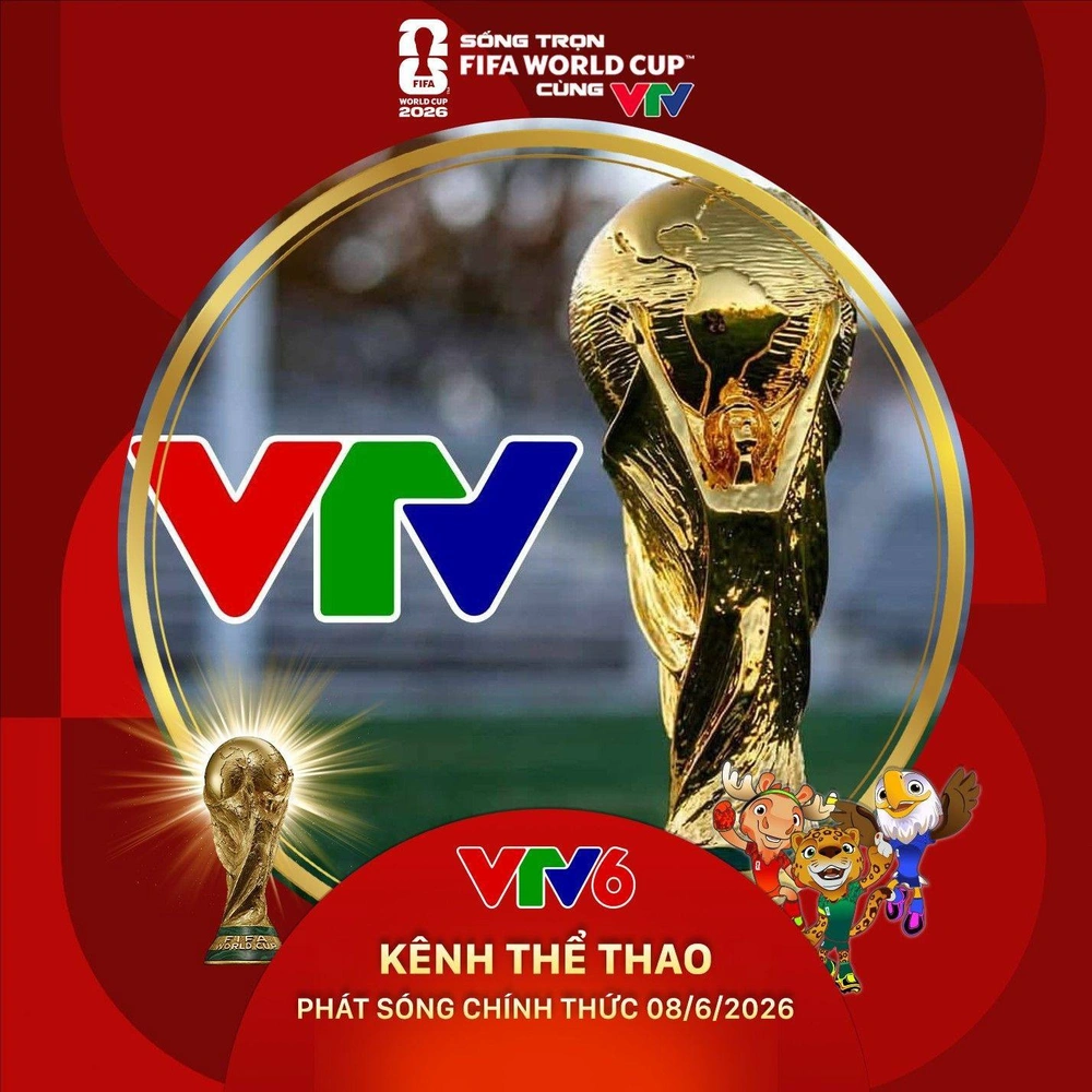 Kênh VTV6 chính thức trở lại, sẽ phát sóng trực tiếp tất cả các trận World Cup 2026 - Ảnh 1.