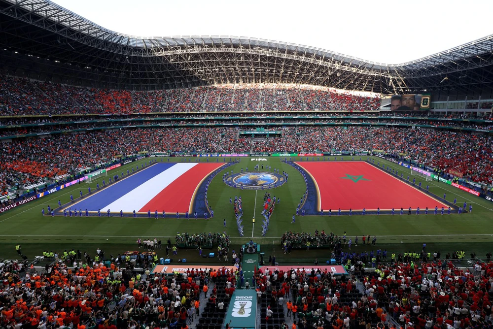 Bí mật những tấm đại kỳ ở World Cup 2026 - Ảnh 1. Bí mật những tấm đại kỳ ở World Cup 2026 - Ảnh 1.