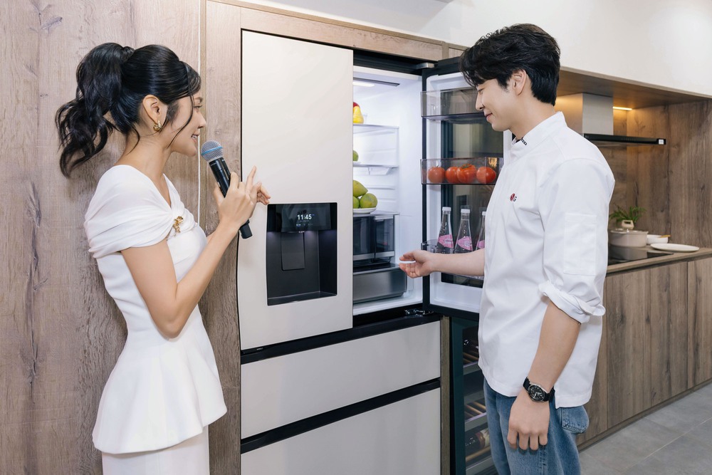 LG Electronics Việt Nam đồng hành cùng đầu bếp trong buổi trình diễn ẩm thực Hàn - Việt - Ảnh 1.