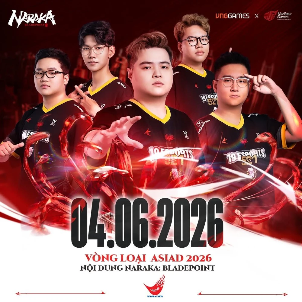 Đội tuyển Naraka: Bladepoint Việt Nam đã xuất sắc giành quyền tham dự ASIAD 2026 sau khi thể hiện phong độ ấn tượng tại vòng loại khu vực.