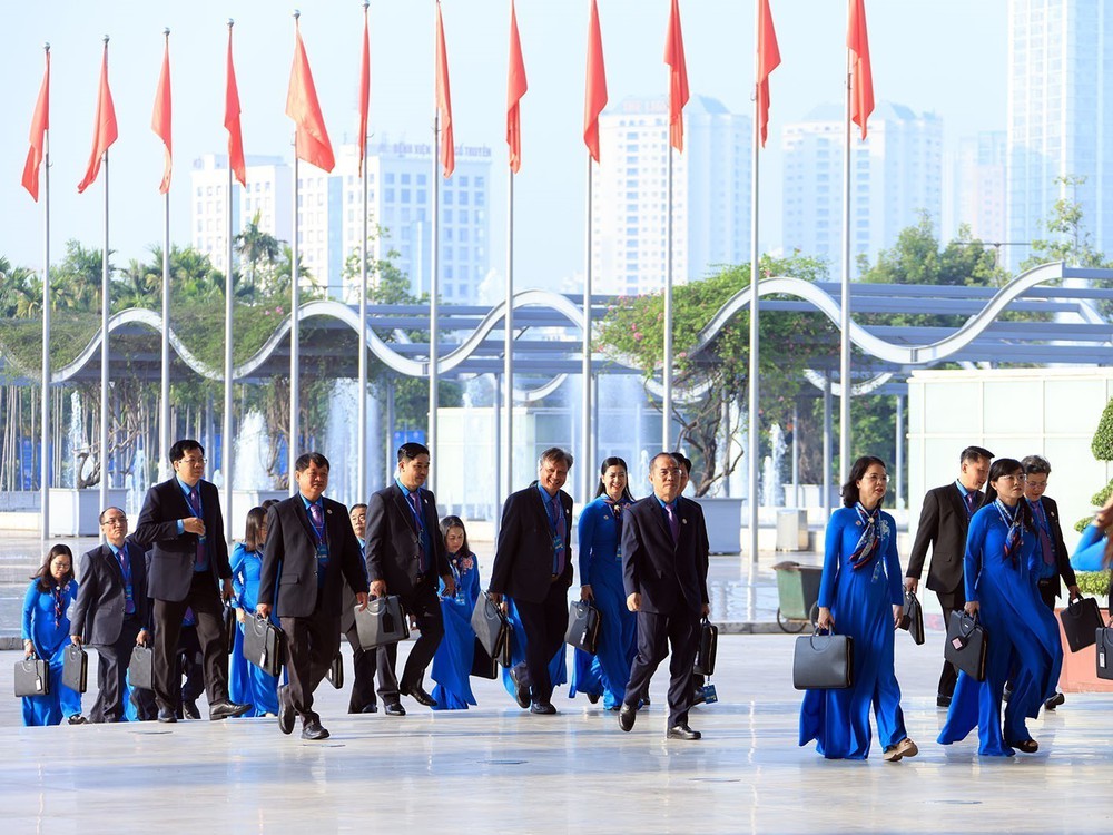 Phiên trọng thể Đại hội Công đoàn Việt Nam lần thứ XIV - Ảnh 1.