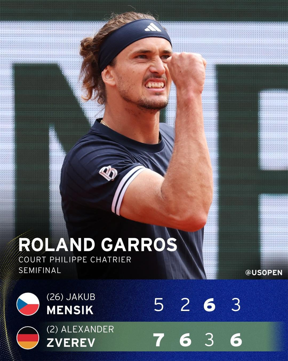 Xác định 2 tay vợt nam vào chung kết Roland Garros 2026 - Ảnh 1.