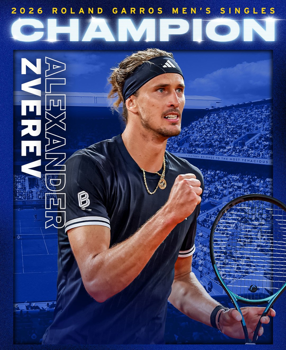 Kết quả Roland Garros 2026 hôm nay 7/6: Zverev lần đầu vô địch Grand Slam - Ảnh 1.