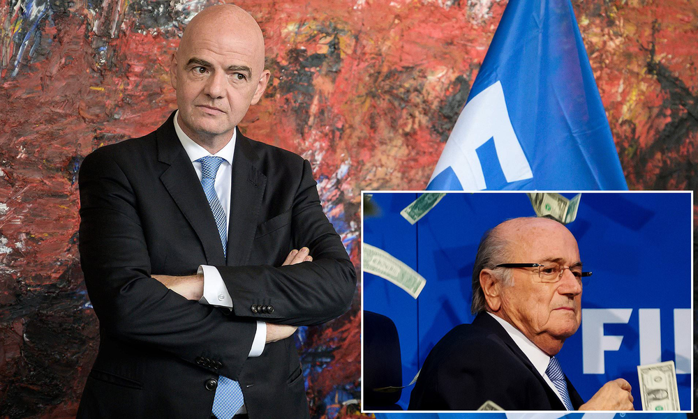 Cựu chủ tịch FIFA Sepp Blatter chỉ trích đương kim chủ tịch Gianni Infantino trước thềm World Cup 2026, kỳ World Cup lớn nhất trong lịch sử. Ảnh: Daily Mail Cựu chủ tịch FIFA Sepp Blatter chỉ trích đương kim chủ tịch Gianni Infantino trước thềm World Cup 2026, kỳ World Cup lớn nhất trong lịch sử. Ảnh: Daily Mail