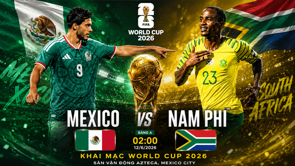 Nhận định Mexico vs Nam Phi 2h00 ngày 12/6, bảng A World Cup 2026: Bữa tiệc ngày khai mạc - Ảnh 3.