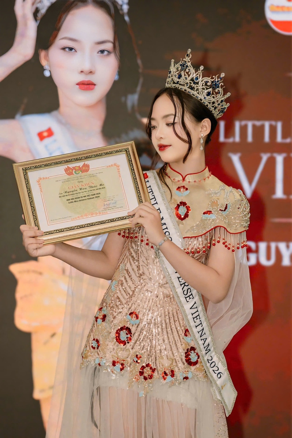 Nguyễn Hoa Thảo Mơ được đề cử tham dự Little Miss Universe 2026 tại Philippines - Ảnh 5. Nguyễn Hoa Thảo Mơ được đề cử tham dự Little Miss Universe 2026 tại Philippines - Ảnh 5.