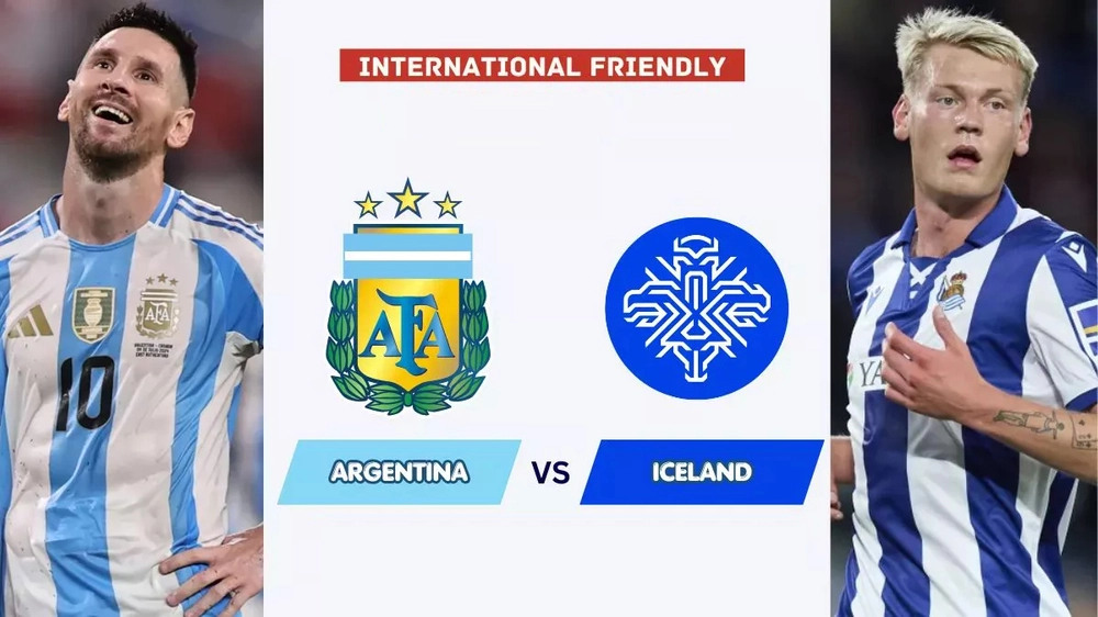 Nhận định Argentina vs Iceland 08h00 ngày 10/6, giao hữu quốc tế tiền World Cup 2026 - Ảnh 1. Argentina vs Iceland