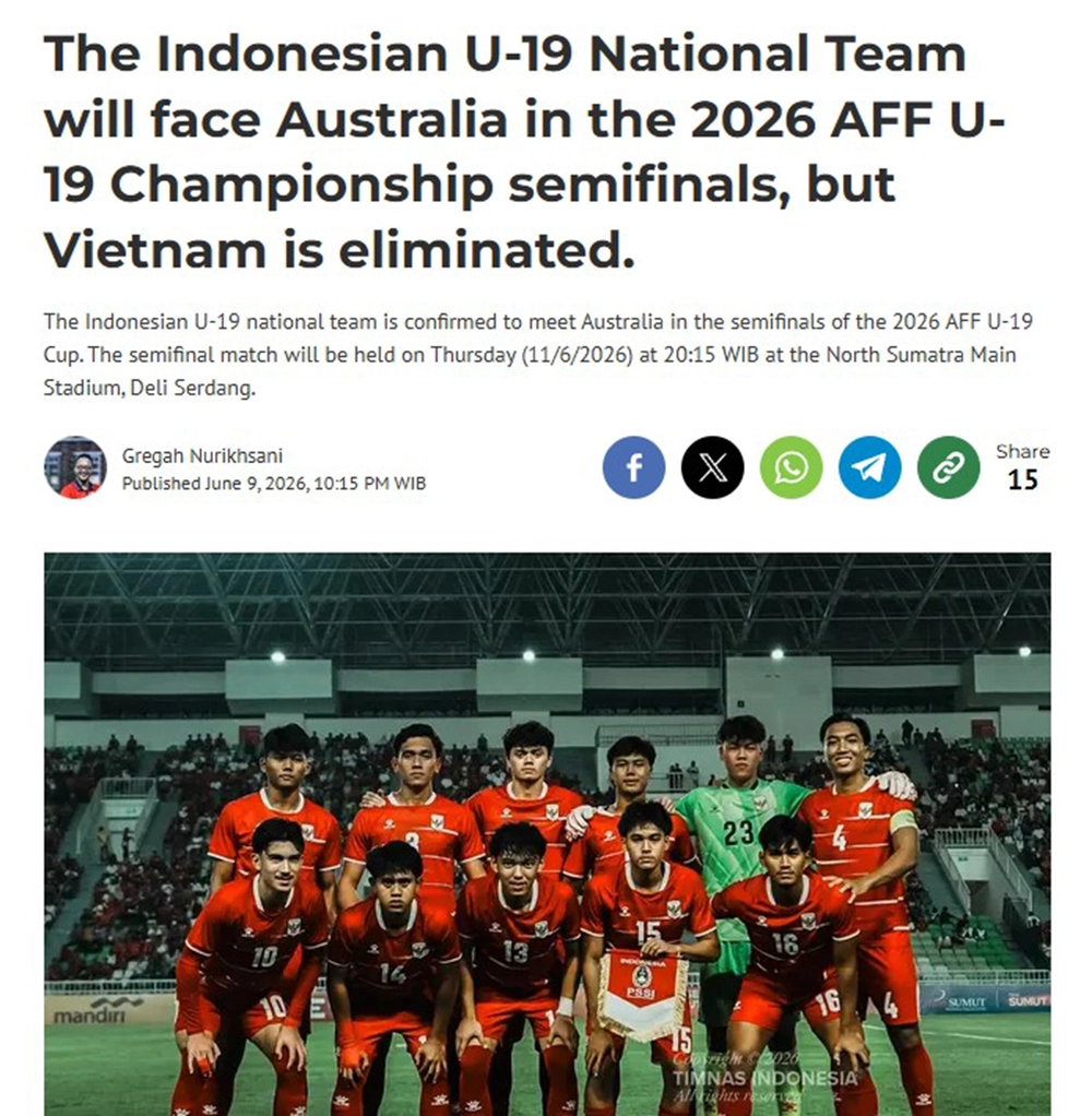 Truyền thông Đông Nam Á bất ngờ khi U19 Việt Nam dừng bước, U19 Campuchia đi tiêp - Ảnh 1.