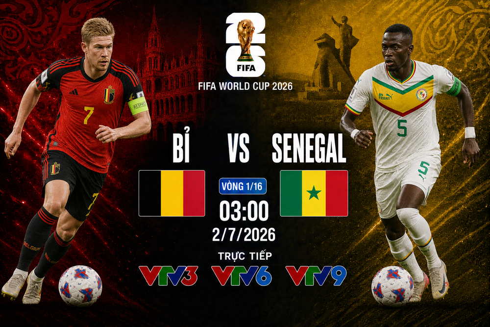 Một trong những điểm nóng đáng chú ý nhất trong màn so tài giữa Bỉ và Senegal ở vòng 1/16 World Cup 2026 là cuộc chiến giữa Kevin De Bruyne và Idrissa Gueye. Một trong những điểm nóng đáng chú ý nhất trong màn so tài giữa Bỉ và Senegal ở vòng 1/16 World Cup 2026 là cuộc chiến giữa Kevin De Bruyne và Idrissa Gueye.