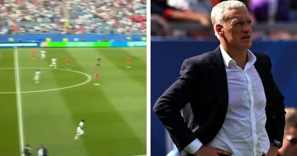 Tuyển Pháp tái hiện "vũ khí" trứ danh của PSG tại World Cup 2026, khiến Maroc rơi vào bẫy pressing - Ảnh 1. Tuyển Pháp tái hiện "vũ khí" trứ danh của PSG tại World Cup 2026, khiến Maroc rơi vào bẫy pressing - Ảnh 1.
