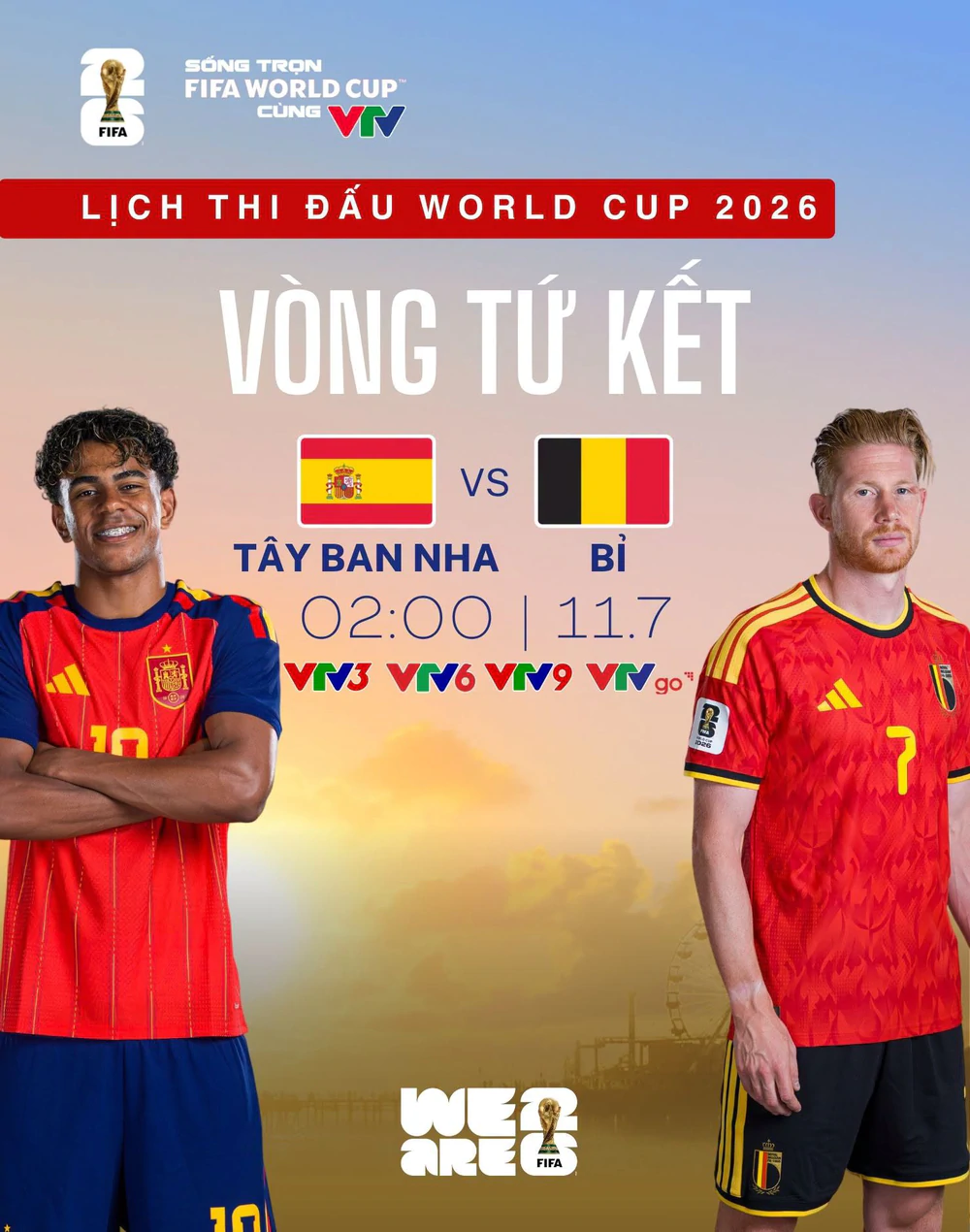 Lịch thi đấu World Cup 2026 hôm nay 10/7 - Ảnh 2. Lịch thi đấu World Cup 2026 hôm nay 10/7 - Ảnh 2.