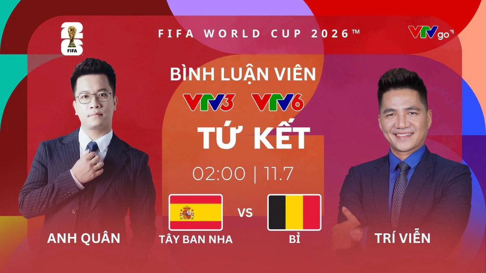 Lịch thi đấu World Cup 2026 hôm nay