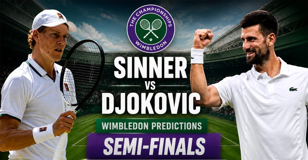 Link xem trực tiếp Sinner vs Djokovic 21h30 hôm nay, bán kết Wimbledon 2026 - Ảnh 3. Link xem trực tiếp Sinner vs Djokovic 21h30 hôm nay, bán kết Wimbledon 2026 - Ảnh 3.