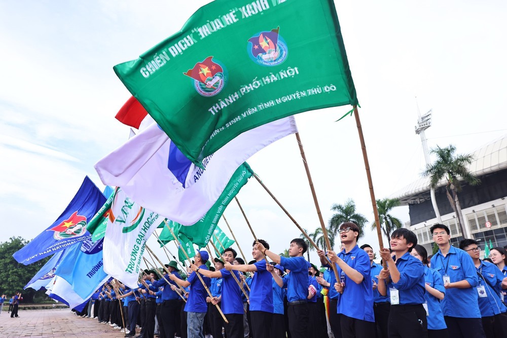 Hà Nội xuất quân Chiến dịch tình nguyện "Mùa hè xanh" 2026 - Ảnh 5. Hà Nội xuất quân Chiến dịch tình nguyện "Mùa hè xanh" 2026 - Ảnh 5.