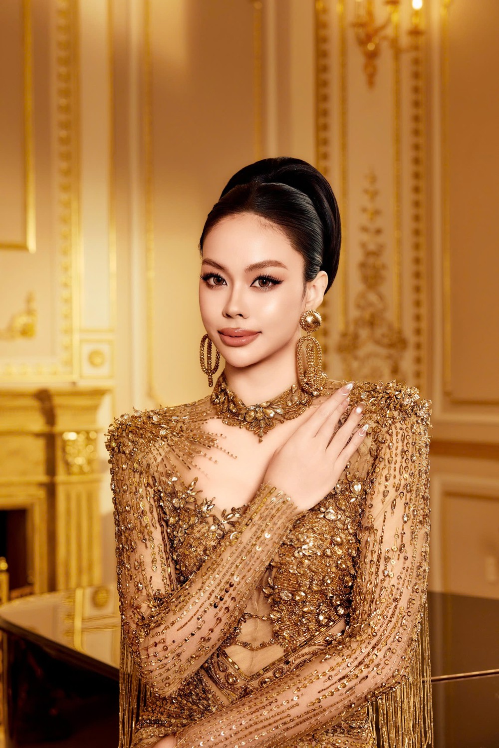Ngắm sắc vóc Top 30 Miss Grand Vietnam 2026 trong trang phục dạ hội - Ảnh 3. Ngắm sắc vóc Top 30 Miss Grand Vietnam 2026 trong trang phục dạ hội - Ảnh 3.