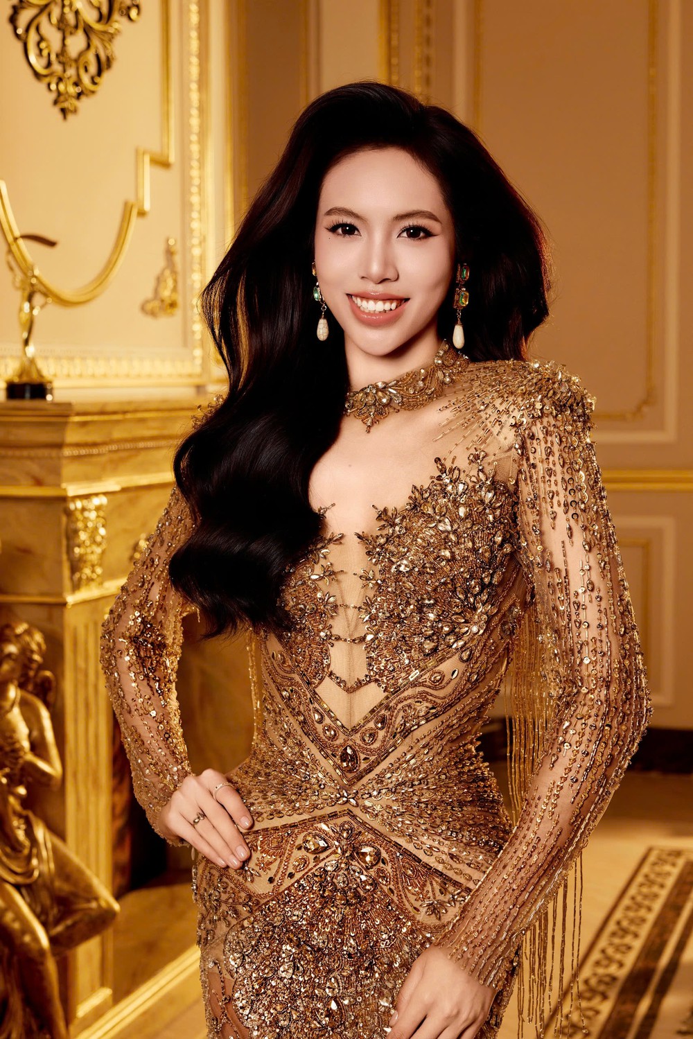 Ngắm sắc vóc Top 30 Miss Grand Vietnam 2026 trong trang phục dạ hội - Ảnh 1. Ngắm sắc vóc Top 30 Miss Grand Vietnam 2026 trong trang phục dạ hội - Ảnh 1.