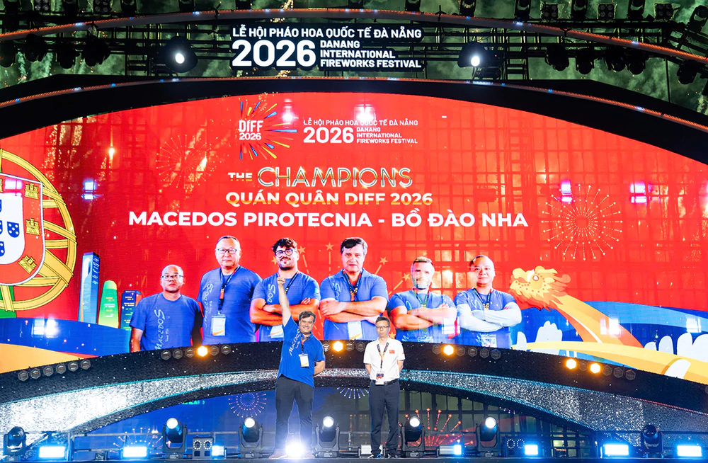 DIFF 2026: Bồ Đào Nha vô địch Lễ hội pháo hoa quốc tế Đà Nẵng - Ảnh 3. DIFF 2026: Bồ Đào Nha vô địch Lễ hội pháo hoa quốc tế Đà Nẵng - Ảnh 3.