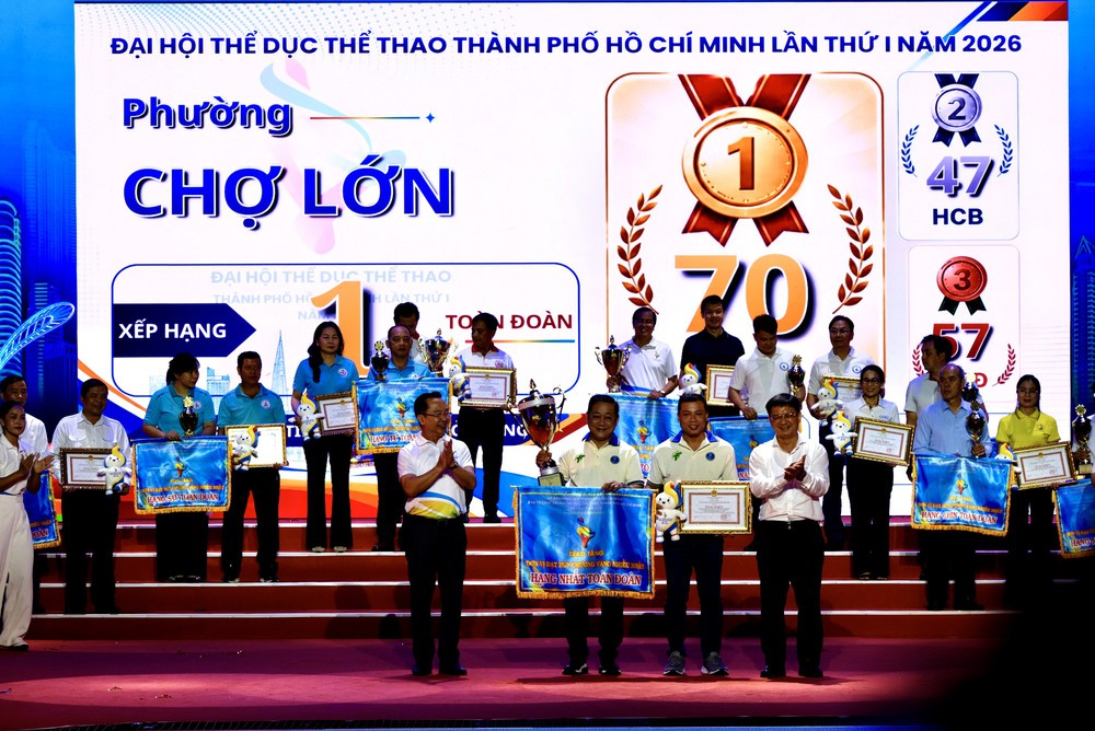 Khép lại Đại hội TDTT TP.HCM, tạo đà hướng tới Đại hội Thể thao toàn quốc 2026 - Ảnh 2. Khép lại Đại hội TDTT TP.HCM, tạo đà hướng tới Đại hội Thể thao toàn quốc 2026 - Ảnh 2.