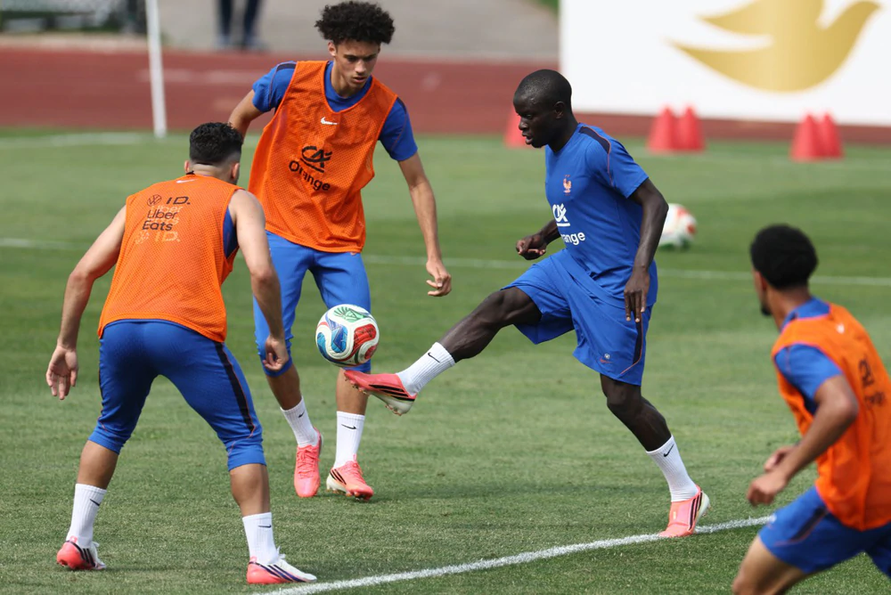 N'Golo Kante chưa được ra sân phút nào ở World Cup 2026. Ảnh: AFP N'Golo Kante chưa được ra sân phút nào ở World Cup 2026. Ảnh: AFP