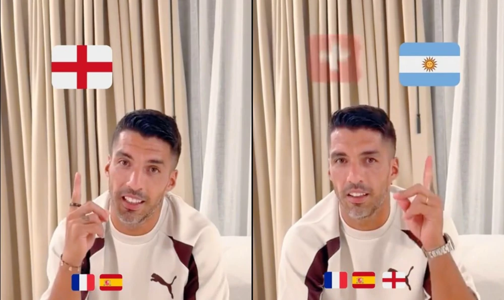 Luis Suarez tin ĐT Anh và Argentina sẽ cùng thắng ở tứ kết World Cup 2026 - Ảnh 1. Luis Suarez tin ĐT Anh và Argentina sẽ cùng thắng ở tứ kết World Cup 2026 - Ảnh 1.