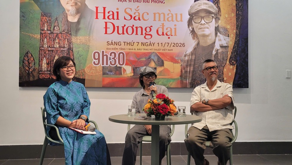 Chia sẻ những góc nhìn độc đáo về mỹ thuật đương đại - Ảnh 1. Chia sẻ những góc nhìn độc đáo về mỹ thuật đương đại - Ảnh 1.