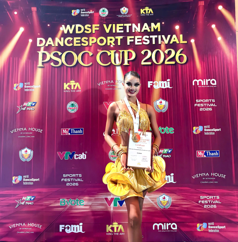 Học trò của trọng tài quốc tế Chu Quỳnh Trang mang chức vô địch châu Á về cho DanceSport Việt Nam - Ảnh 1. Học trò của trọng tài quốc tế Chu Quỳnh Trang mang chức vô địch châu Á về cho DanceSport Việt Nam - Ảnh 1.