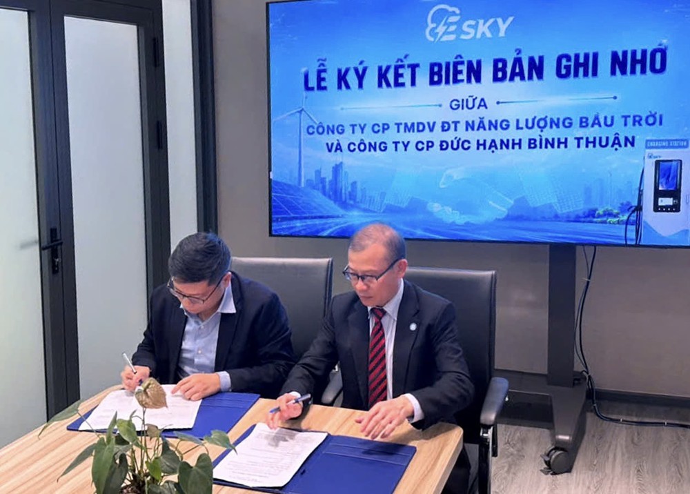 Đức Hạnh và Esky Corp hợp tác thử nghiệm trạm sạc xe điện cho dự án nông nghiệp công nghệ cao - Ảnh 2.