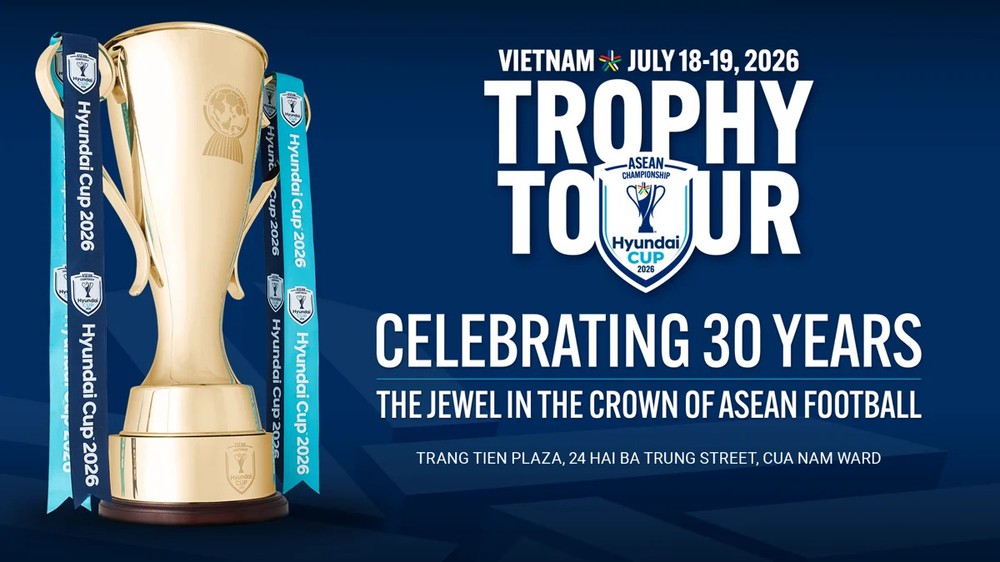 Cúp ASEAN Hyundai Cup 2026 Trophy Tour đến Hà Nội - Ảnh 1. Cúp ASEAN Hyundai Cup 2026 Trophy Tour đến Hà Nội - Ảnh 1.