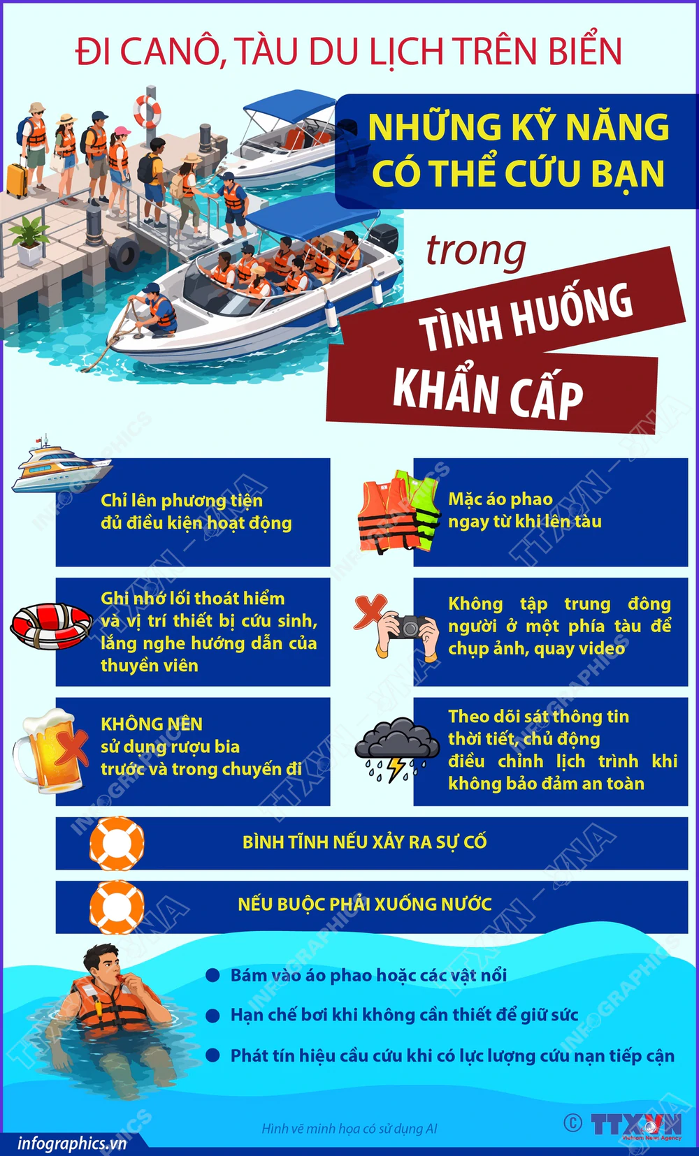 Đi canô, tàu du lịch trên biển: Những kỹ năng có thể cứu bạn trong tình huống khẩn cấp - Ảnh 1. Đi canô, tàu du lịch trên biển: Những kỹ năng có thể cứu bạn trong tình huống khẩn cấp - Ảnh 1.
