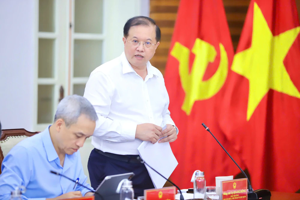 Đảm bảo tiến độ, chất lượng kịch bản phát triển công nghiệp văn hóa gắn với mục tiêu tăng trưởng 2 con số - Ảnh 3. Đảm bảo tiến độ, chất lượng kịch bản phát triển công nghiệp văn hóa gắn với mục tiêu tăng trưởng 2 con số - Ảnh 3.