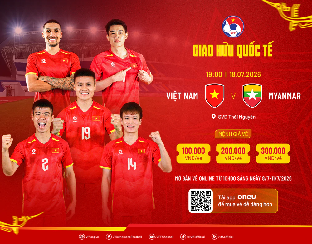 Trận giao hữu Việt Nam vs Myanmar diễn ra khi nào, xem trực tiếp ở đâu? - Ảnh 3. Trận giao hữu Việt Nam vs Myanmar diễn ra khi nào, xem trực tiếp ở đâu? - Ảnh 3.