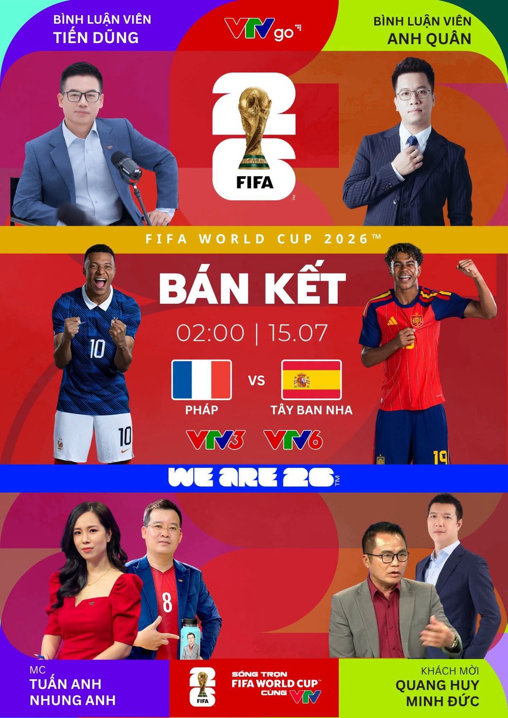 Lịch thi đấu World Cup 2026 hôm nay 14/7 - Ảnh 2. Lịch thi đấu World Cup 2026 hôm nay 14/7 - Ảnh 2.