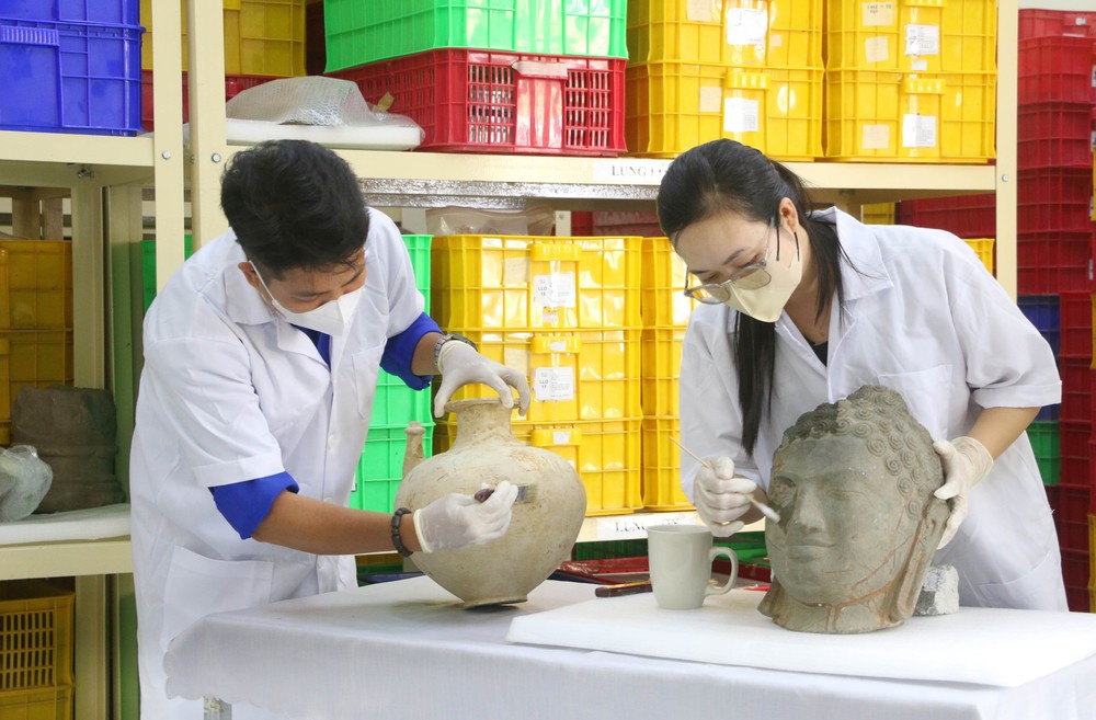 Óc Eo - Ba Thê trước thềm trở thành Di sản thế giới - Ảnh 3. Óc Eo - Ba Thê trước thềm trở thành Di sản thế giới - Ảnh 3.
