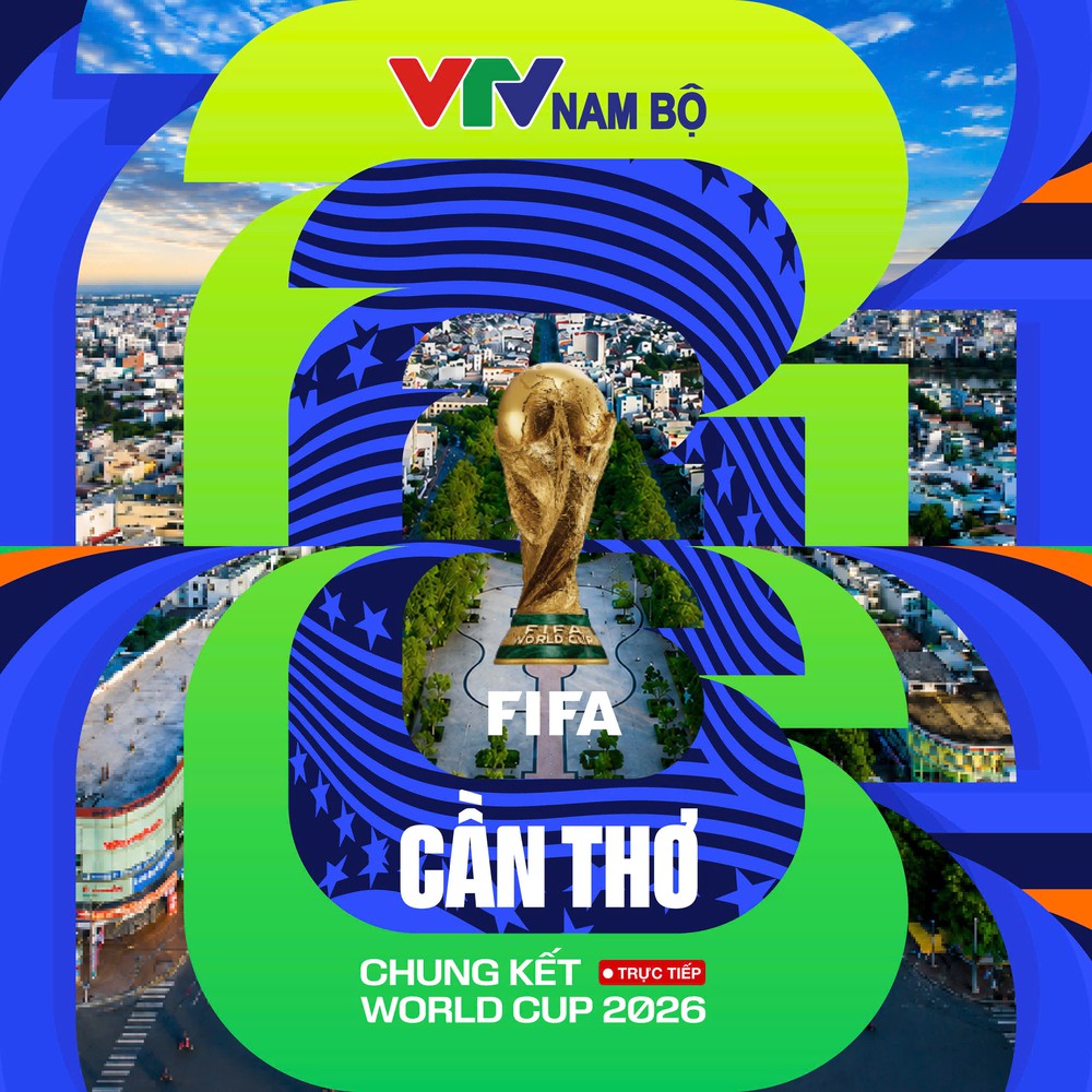VTV Nam Bộ tổ chức ngày hội bóng đá Fanfest World Cup 2026 tại Cần Thơ - Ảnh 1. VTV Nam Bộ tổ chức ngày hội bóng đá Fanfest World Cup 2026 tại Cần Thơ - Ảnh 1.