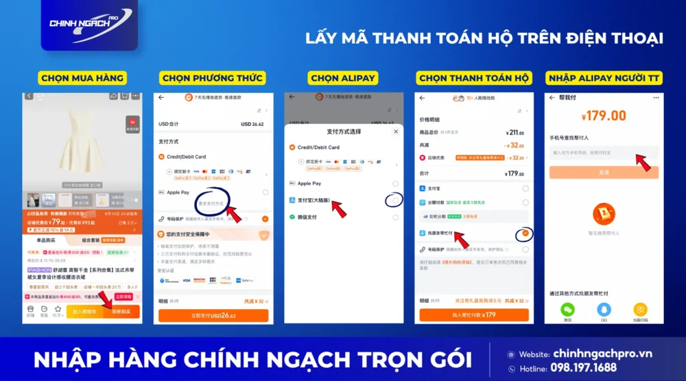 Chính Ngạch Pro - Dịch vụ thanh toán hộ Alipay nhanh, uy tín - Ảnh 4. Chính Ngạch Pro - Dịch vụ thanh toán hộ Alipay nhanh, uy tín - Ảnh 4.