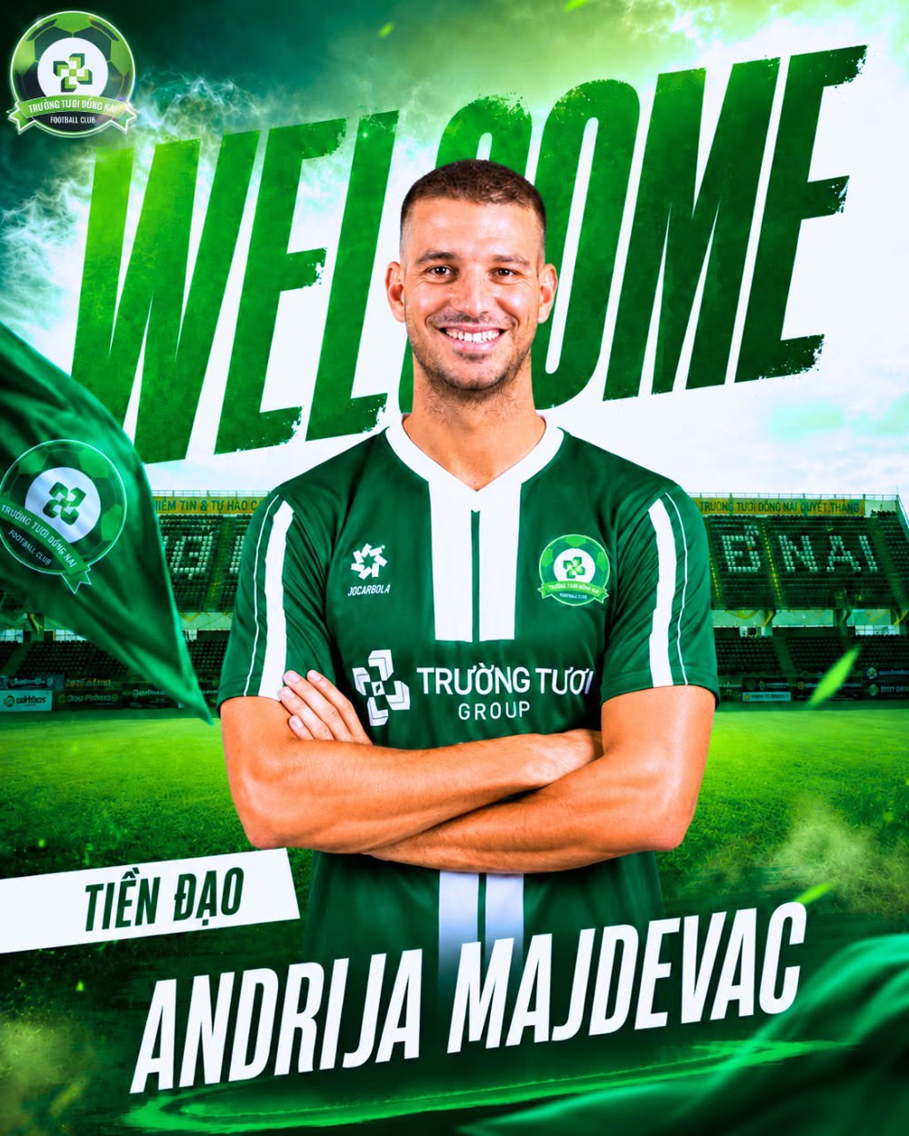Trường Tươi Đồng Nai tăng tốc trên thị trường chuyển nhượng V-League - Ảnh 1. Trường Tươi Đồng Nai tăng tốc trên thị trường chuyển nhượng V-League - Ảnh 1.