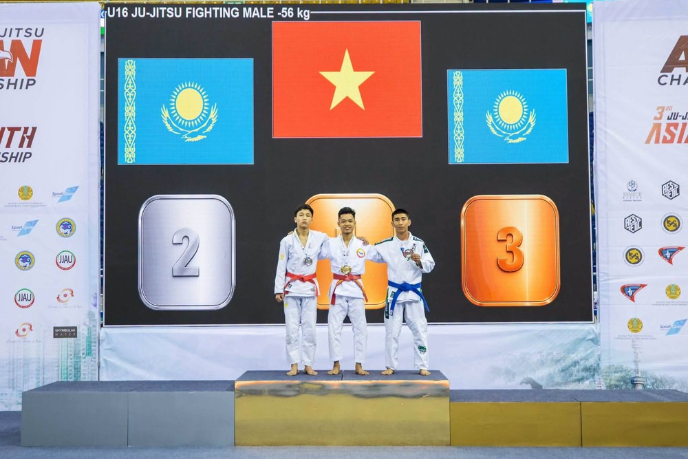 Jujitsu trẻ Việt Nam giành 8 HCV tại giải vô địch châu Á - Ảnh 1. Jujitsu trẻ Việt Nam giành 8 HCV tại giải vô địch châu Á - Ảnh 1.