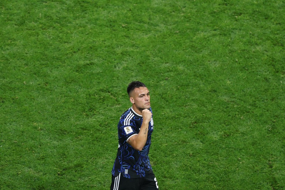 Tiền đạo Lautaro Martinez. Ảnh: AFP/TTXVN