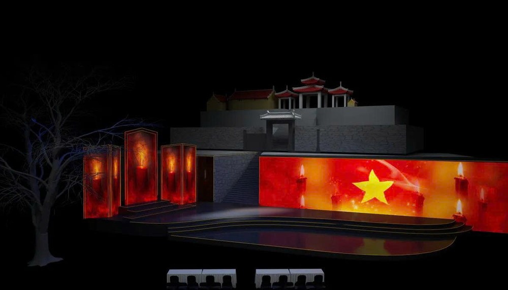 Cầu truyền hình "Sao sáng dẫn đường" kết nối 4 điểm cầu tri ân các anh hùng liệt sĩ - Ảnh 3. Cầu truyền hình "Sao sáng dẫn đường" kết nối 4 điểm cầu tri ân các anh hùng liệt sĩ - Ảnh 3.