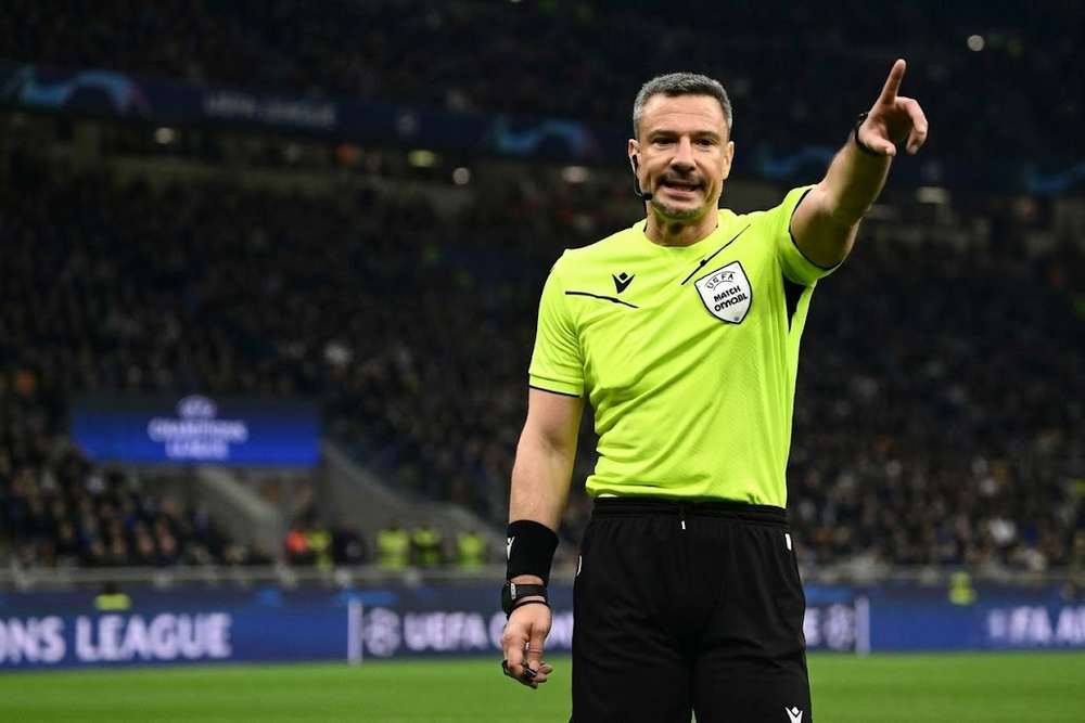 FIFA đã chỉ định trọng tài người Slovenia Slavko Vincic điều khiển trận chung kết World Cup 2026 giữa Tây Ban Nha và Argentina. Ảnh: AFP/TTXVN