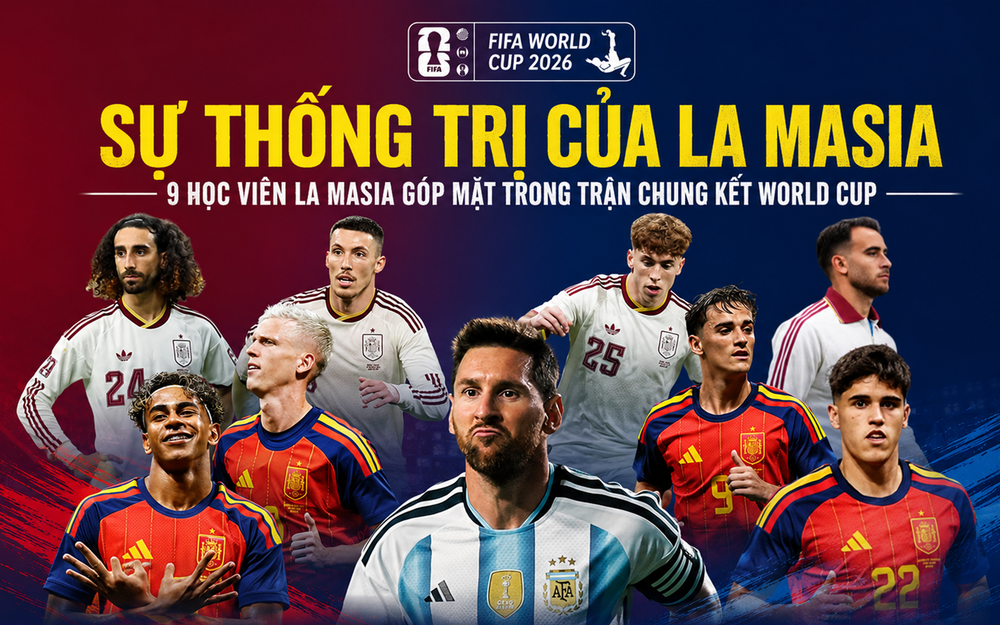 Chung kết World Cup 2026: Vinh quang thuộc về La Masia - Ảnh 1. Chung kết World Cup 2026: Vinh quang thuộc về La Masia - Ảnh 1.